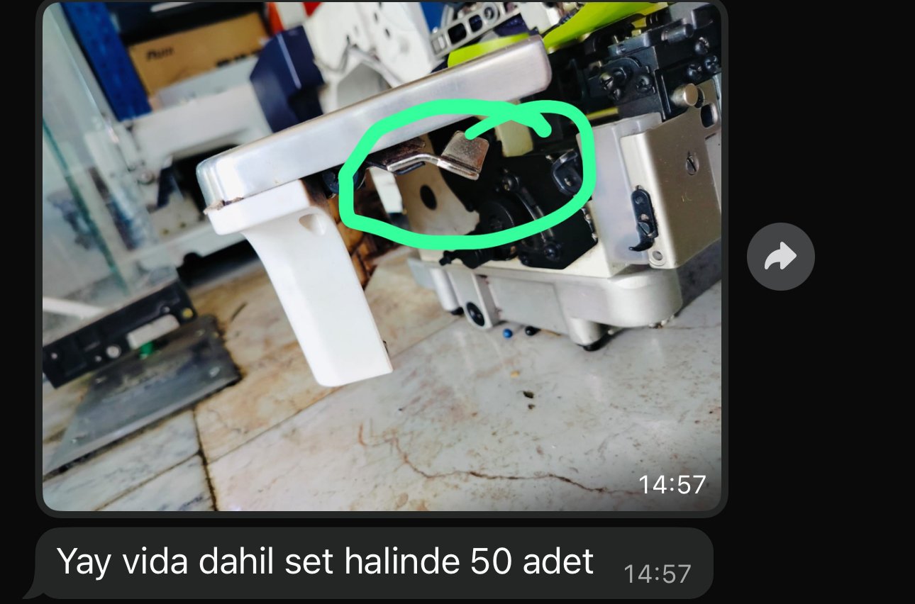 Overlok Yan Kapak Mandalı